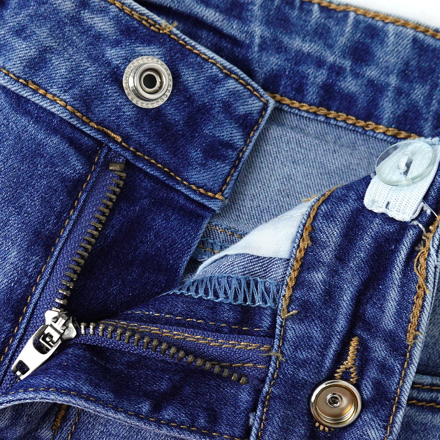 Girl Slim Jeans,5-14T Straight Fit Simple Desgin Denim Pants