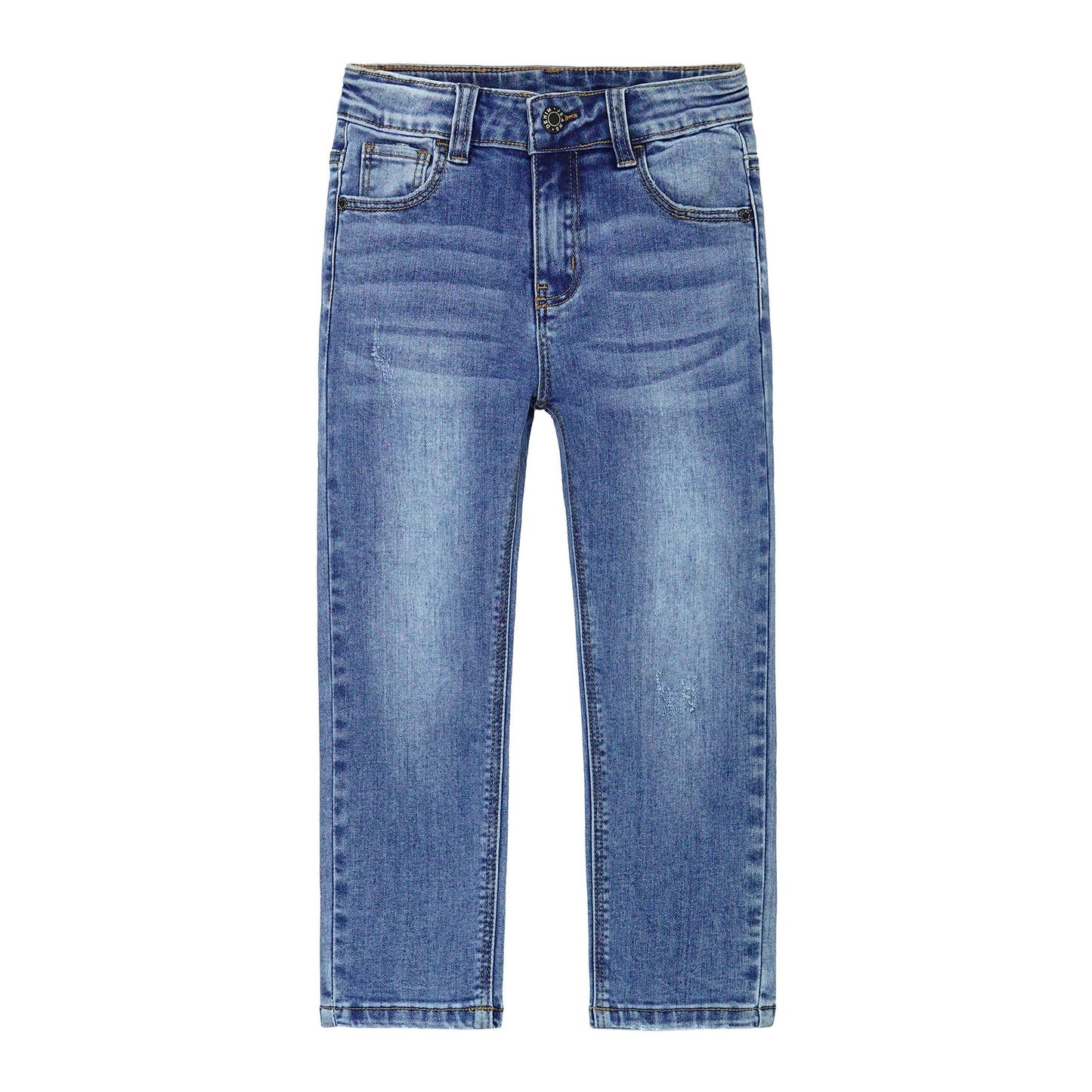 Girl Slim Jeans,5-14T Straight Fit Simple Desgin Denim Pants