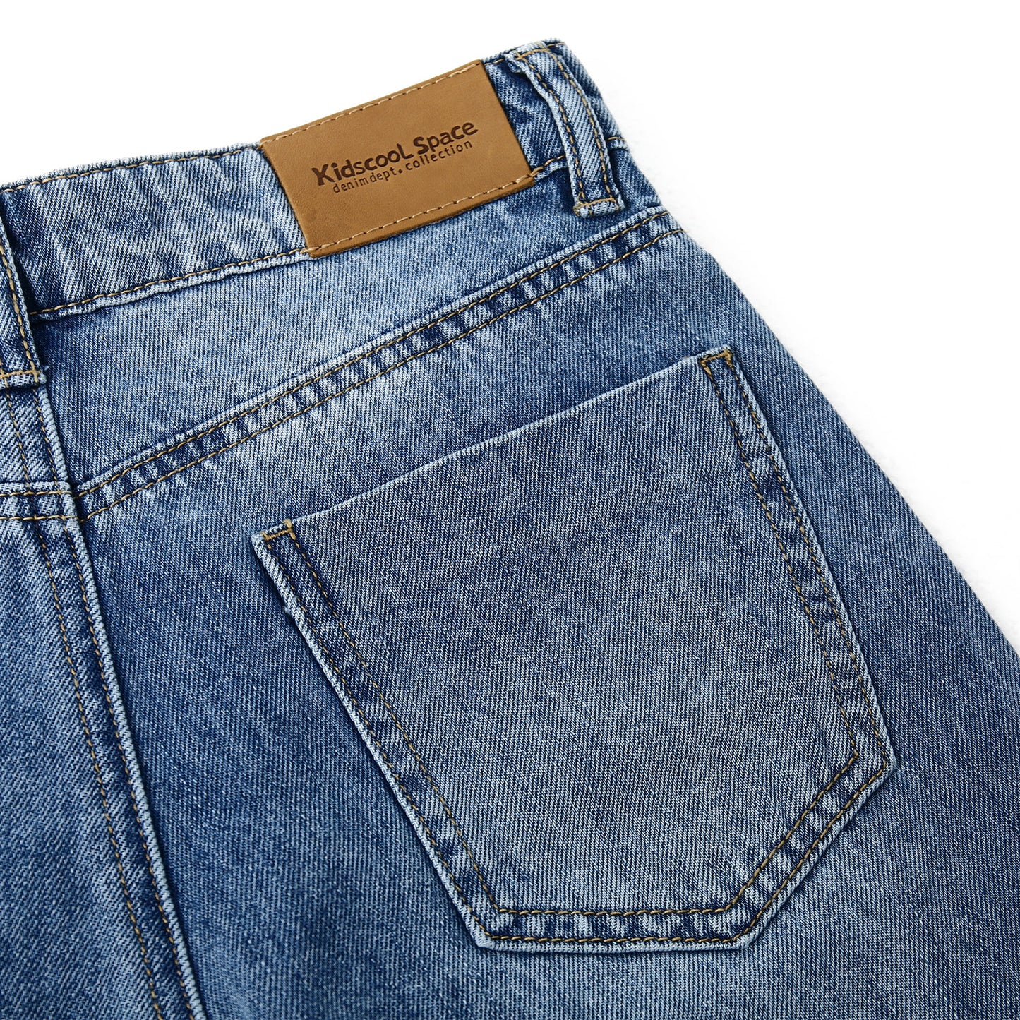 Girls Jeans Wide Leg Slim Fit Flared Boot Cut Denim Pants