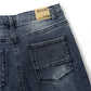 Baby Little Boy Slim Fit Jeans Little Kid Ripped Elastic Band Inside Denim Pants