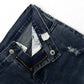 Baby Little Boy Slim Fit Jeans Little Kid Ripped Elastic Band Inside Denim Pants