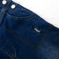Boys Denim Overalls Ripped Holes Elastic Band Inside Jeans Workwear