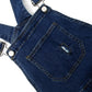 Boys Denim Overalls Ripped Holes Elastic Band Inside Jeans Workwear