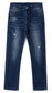 Boy Jeans Kids Elastic Band Inside Ripped Slim Fit Denim Pants