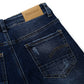 Boy Jeans Little Kid Elastic Band Inside Ripped Slim Fit Denim Pants