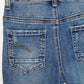 Boy Jeans Little Kid Elastic Band Inside Ripped Slim Fit Denim Pants