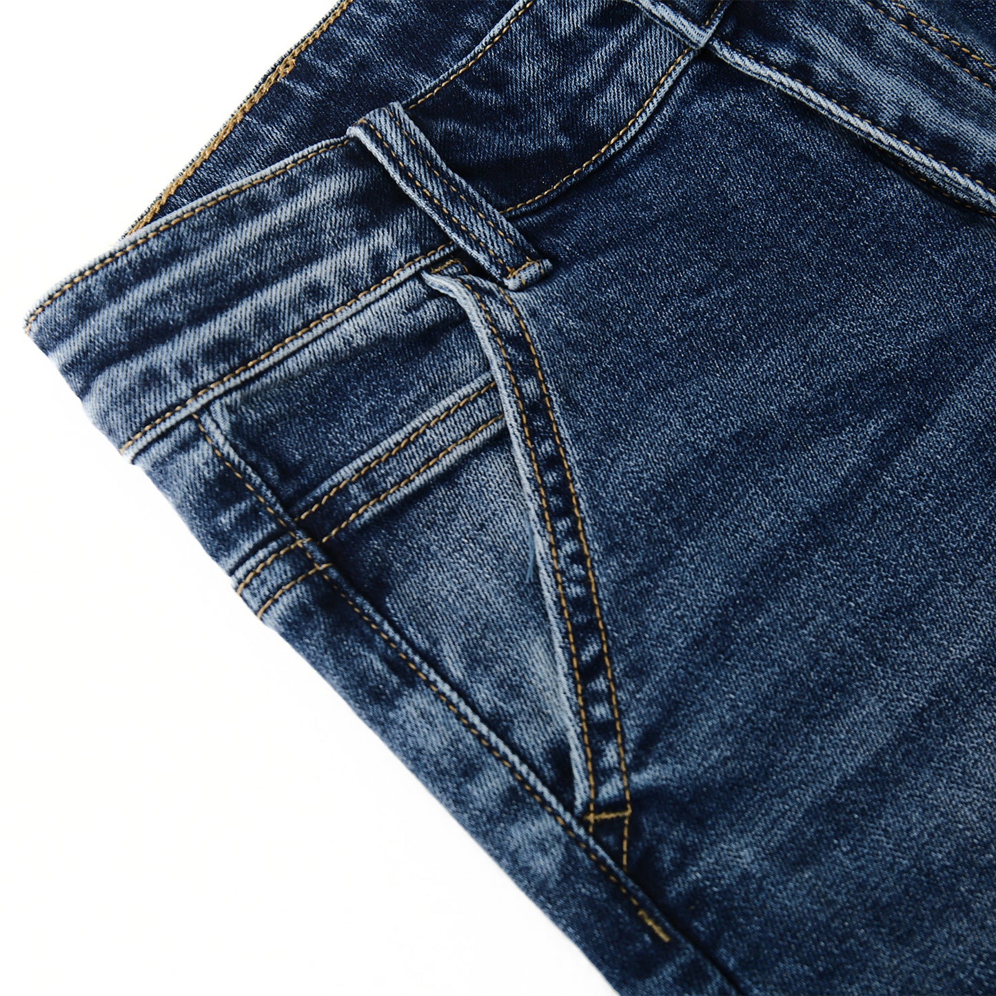 6-13T Girls Jeans, Kids Elastic Band Inside Ripped Denim Pants