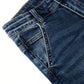 6-13T Girls Jeans, Kids Elastic Band Inside Ripped Denim Pants