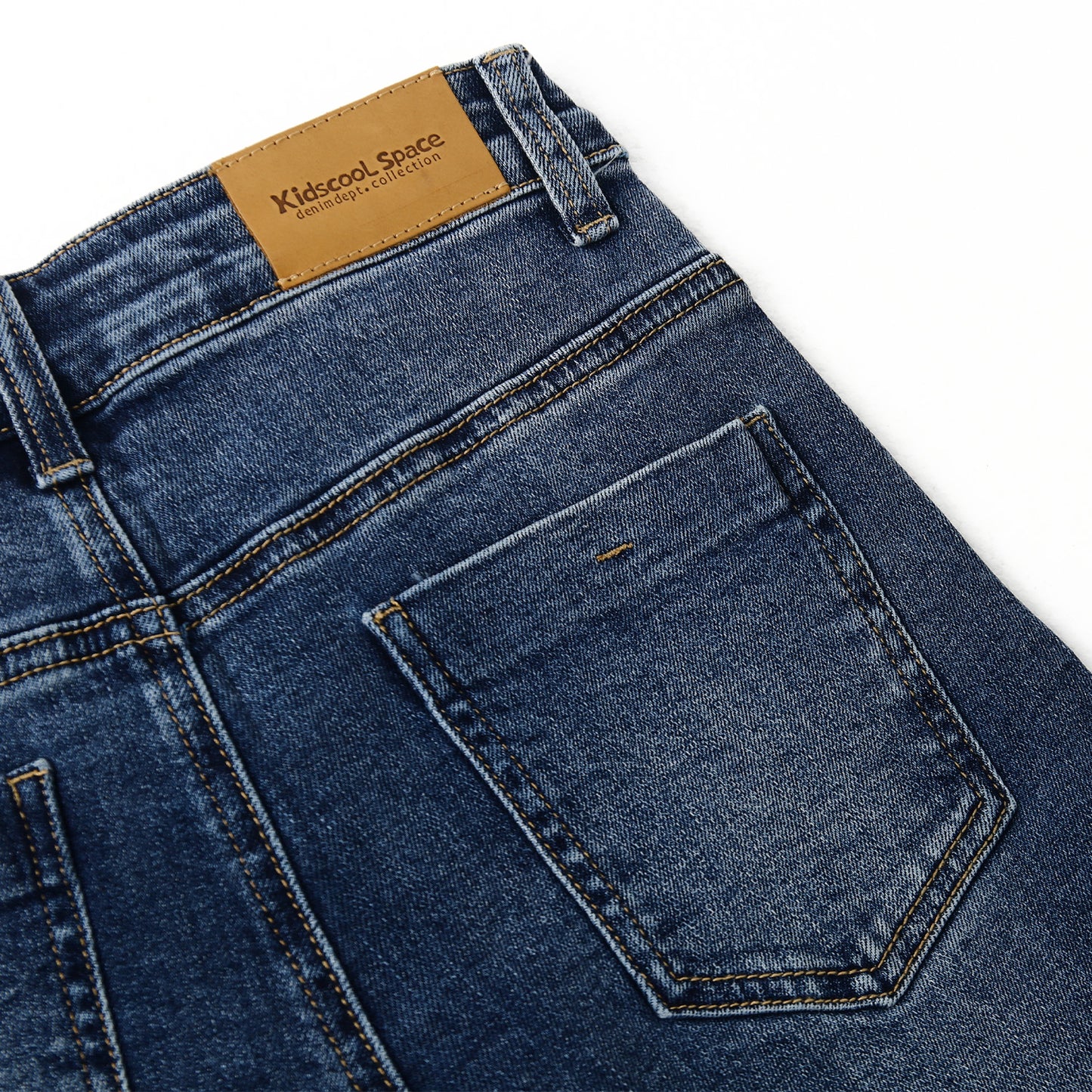 6-13T Girls Jeans, Kids Elastic Band Inside Ripped Denim Pants
