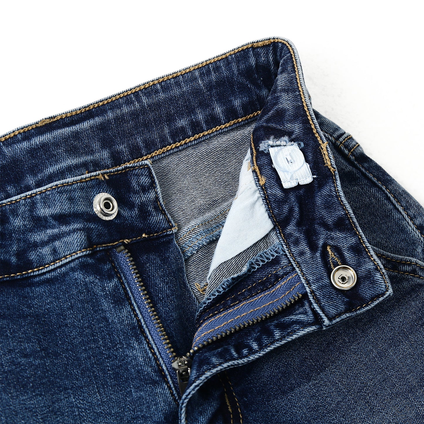 6-13T Girls Jeans, Kids Elastic Band Inside Ripped Denim Pants