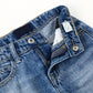 18M-6T Baby Little Boys Jeans, Elastic Band Inside Straight Fit Ripped Denim Pants