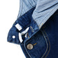 Baby Little Girls Stretchy Denim Shortalls