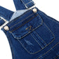 Baby Little Girls Stretchy Denim Shortalls