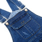 Baby Little Girls Stretchy Denim Shortalls