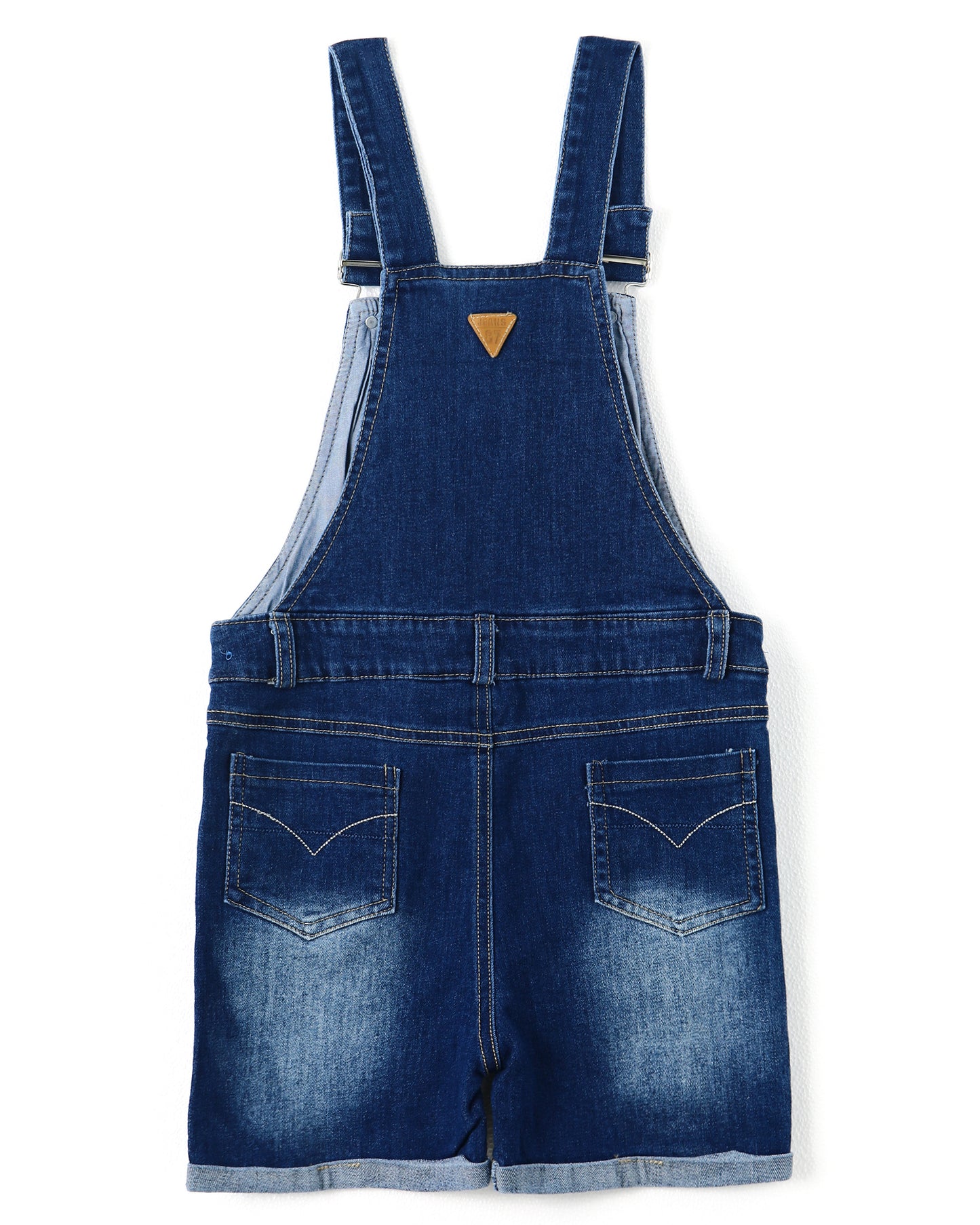 Big Boys Girls Washed Soft Summer Denim Shortalls