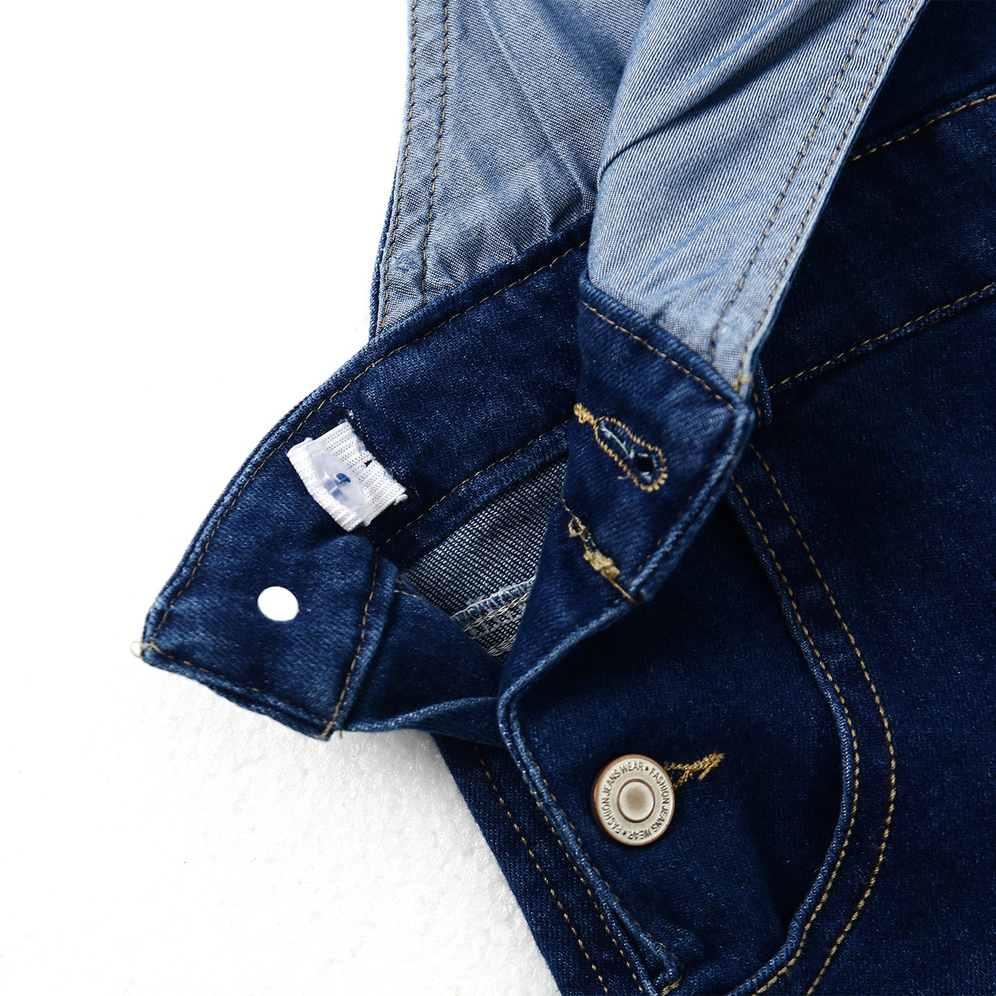 Big Boys Girls Washed Soft Summer Denim Shortalls