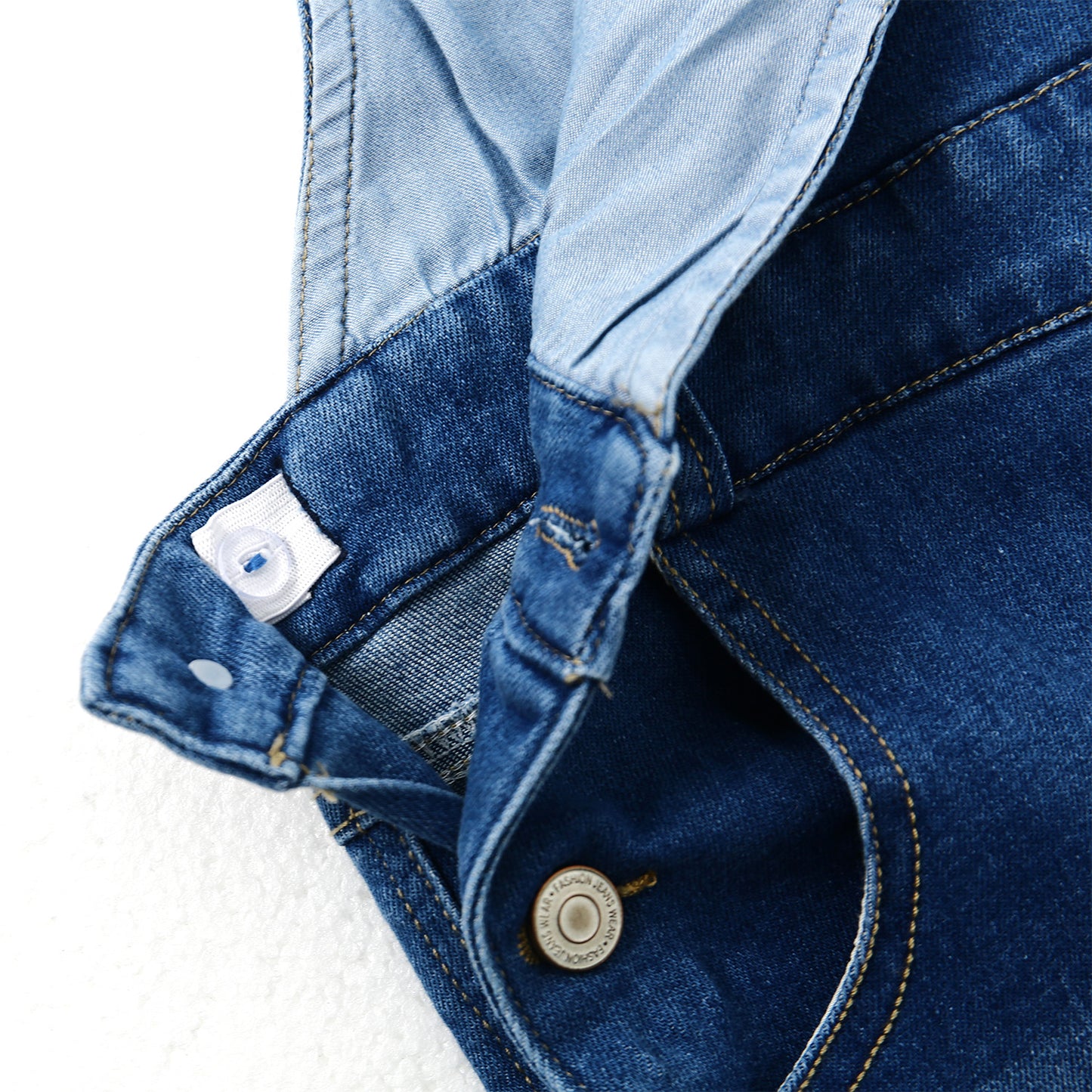 Big Boys Girls Washed Soft Summer Denim Shortalls
