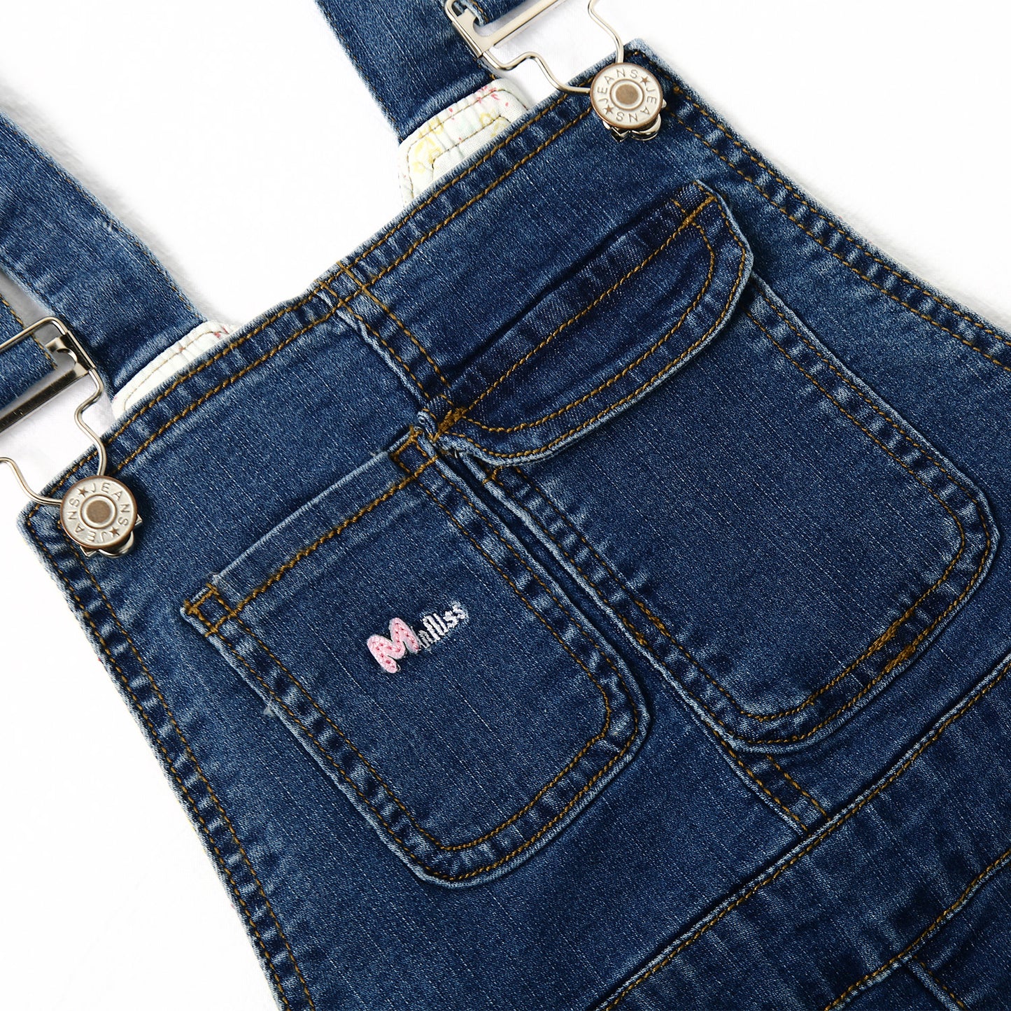 12M-6T Baby Little Girls Skirt,Ripped Soft Strechy Denim Girls Summer Overalls Dress