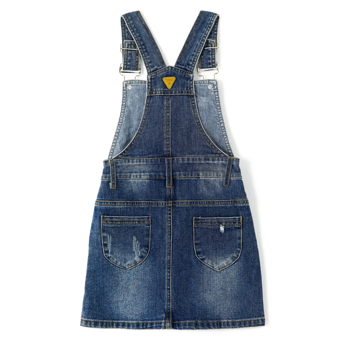 Girls Denim Skirts,Baby Little Big Girls Ripped Soft Stretchy Jeans Overall Dress