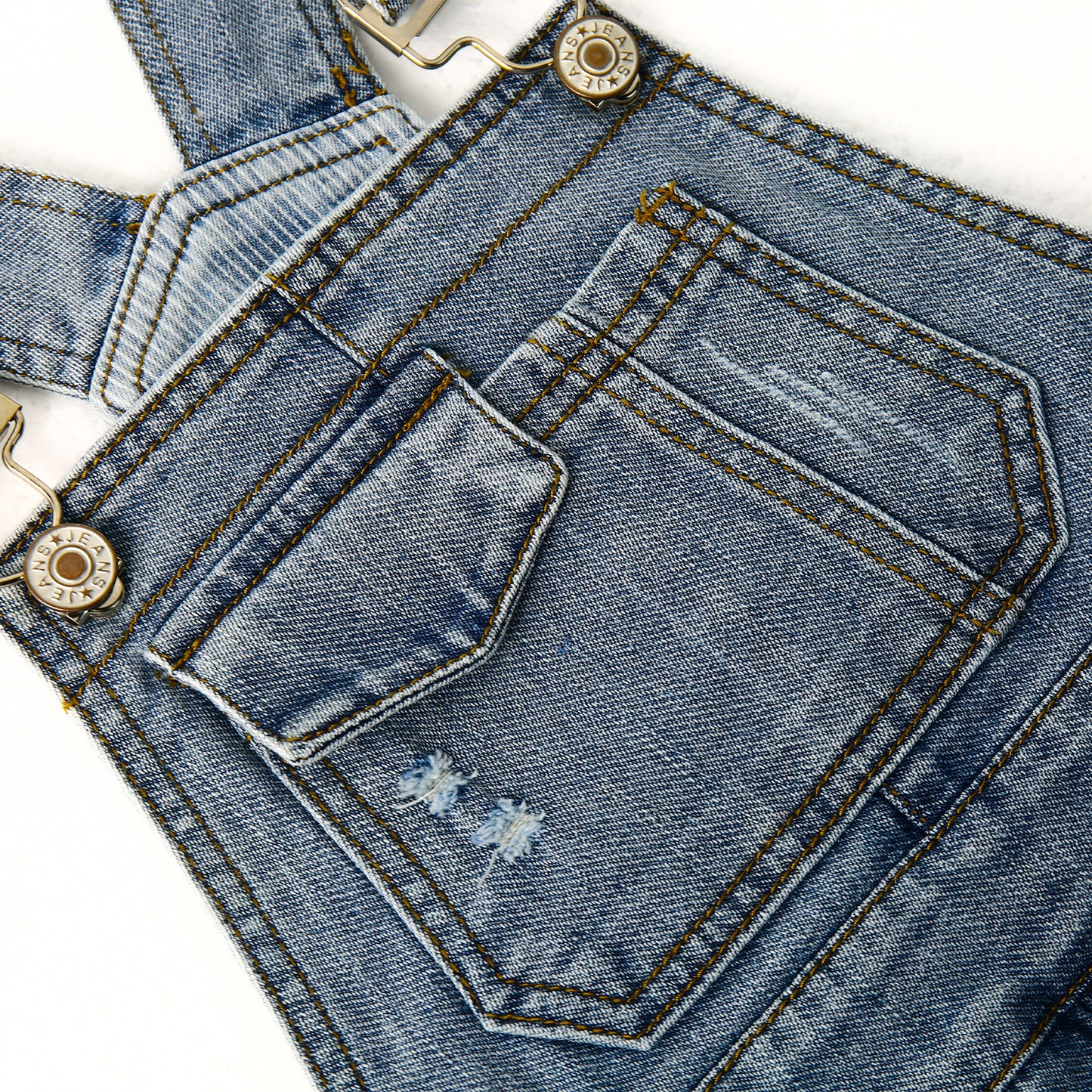Girls Denim Skirts,Baby Little Big Girls Ripped Soft Stretchy Jeans Overall Dress