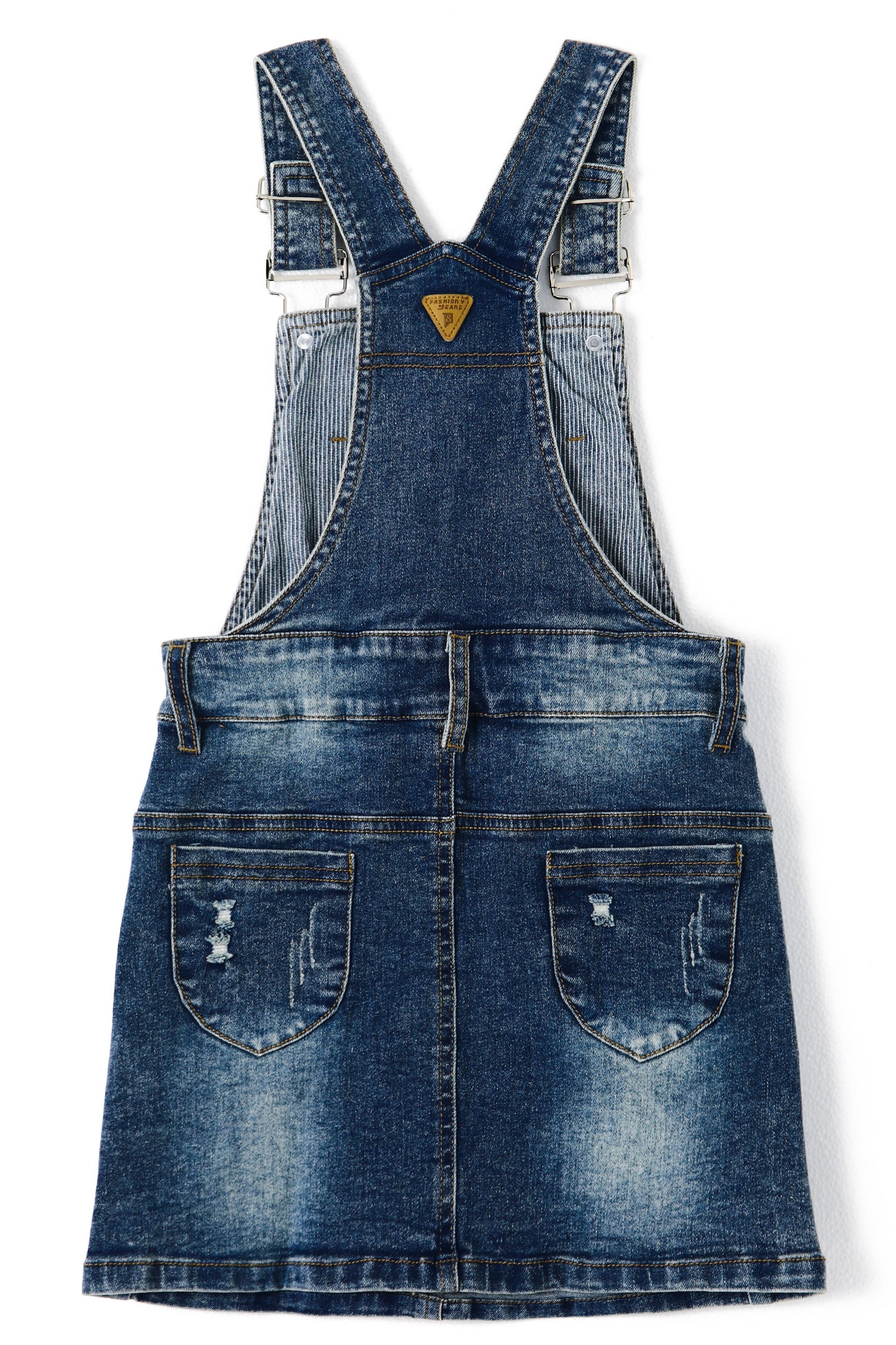 Baby Little Girls Skirt,Ripped Soft Strechy Denim Girls Summer Overalls Dress