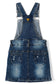 Baby Little Girls Skirt,Ripped Soft Strechy Denim Girls Summer Overalls Dress