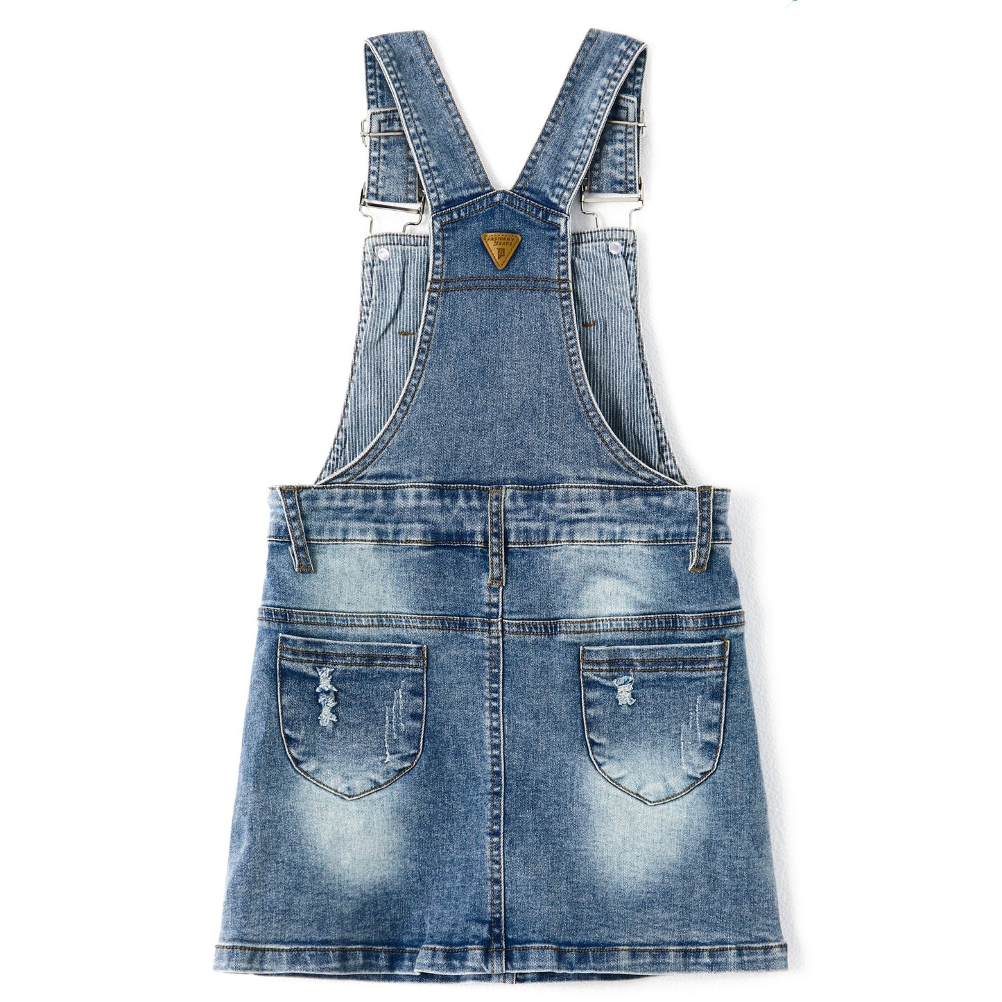Baby Little Girls Skirt,Ripped Soft Strechy Denim Girls Summer Overalls Dress