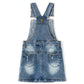 Baby Little Girls Skirt,Ripped Soft Strechy Denim Girls Summer Overalls Dress