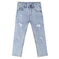 Baby Boys Girls Ripped Denim Soft Cute Pants Jeans