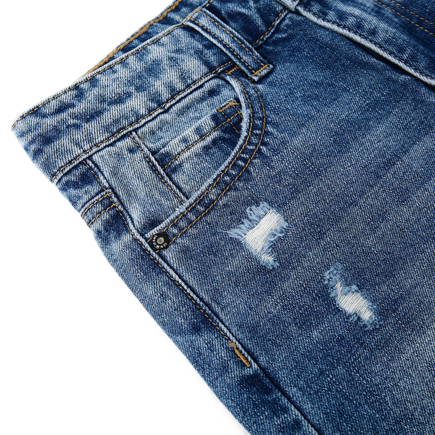 Flare Girl Ripped Wide Leg Summer Denim Pants Jeans