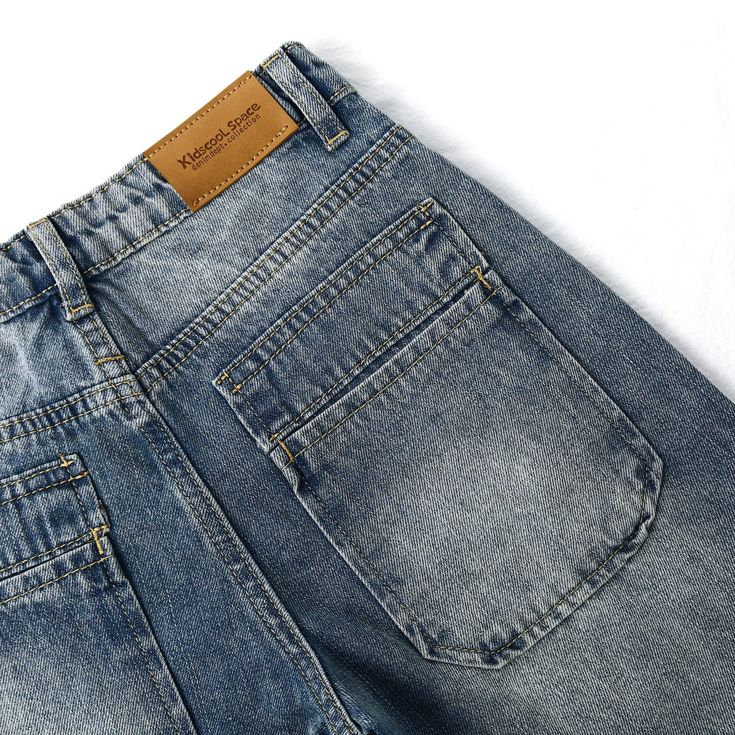 Girls Flare Little Big Distressed Holes Wide Leg Summer Jeans Pants