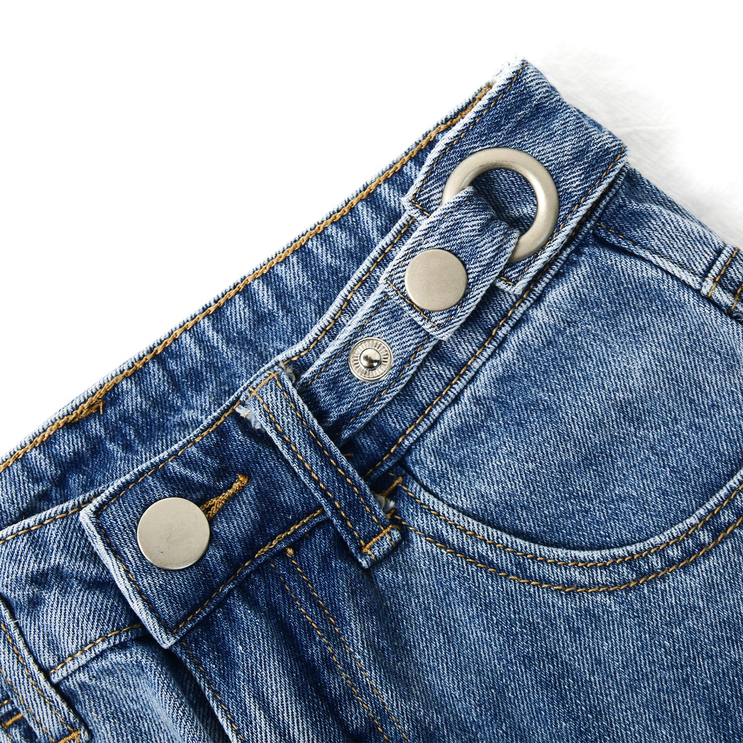 Girls Flare Little Girl Bell Bottom Summer Denim Jeans Pants