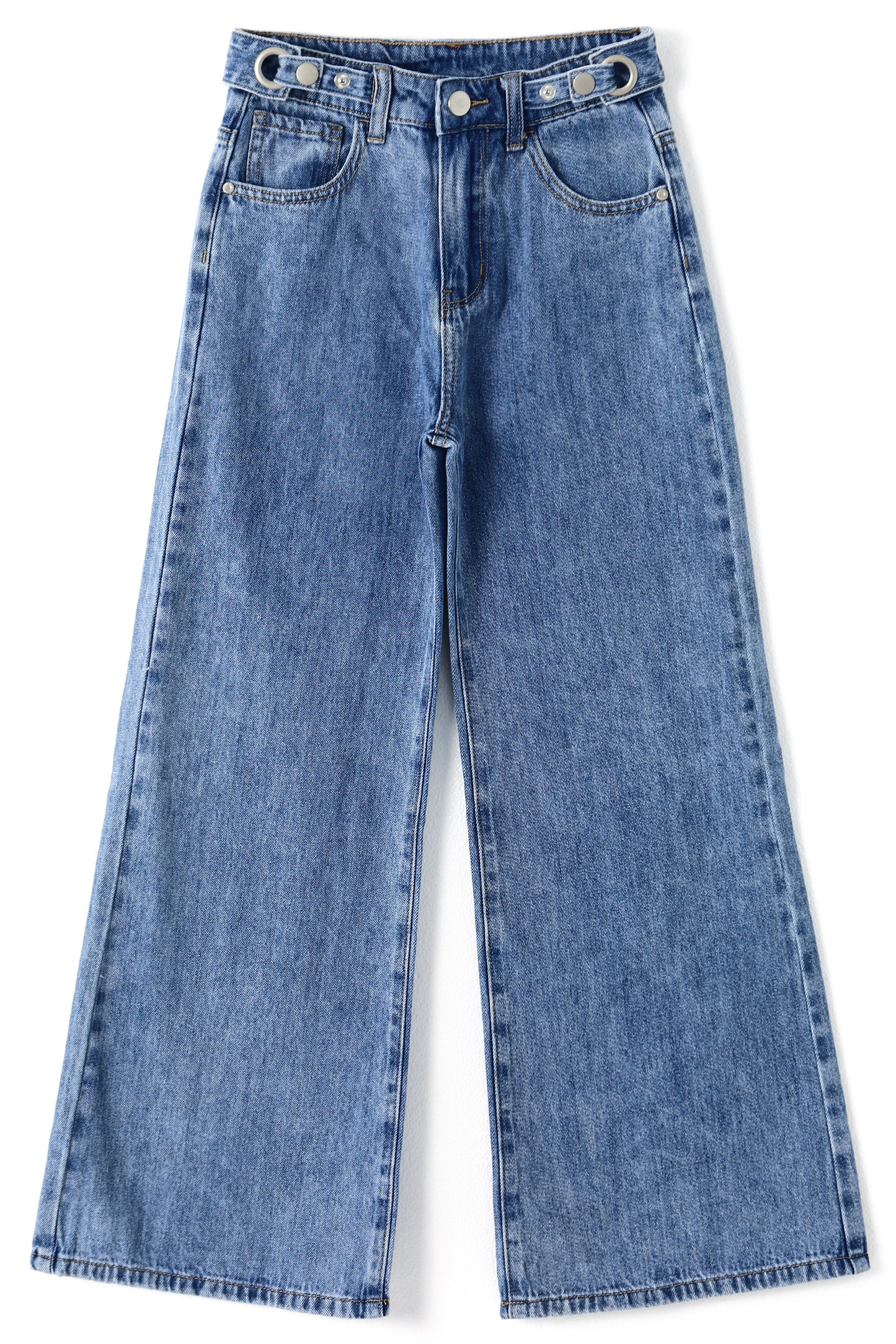 Girls Flare Little Girl Bell Bottom Summer Denim Jeans Pants