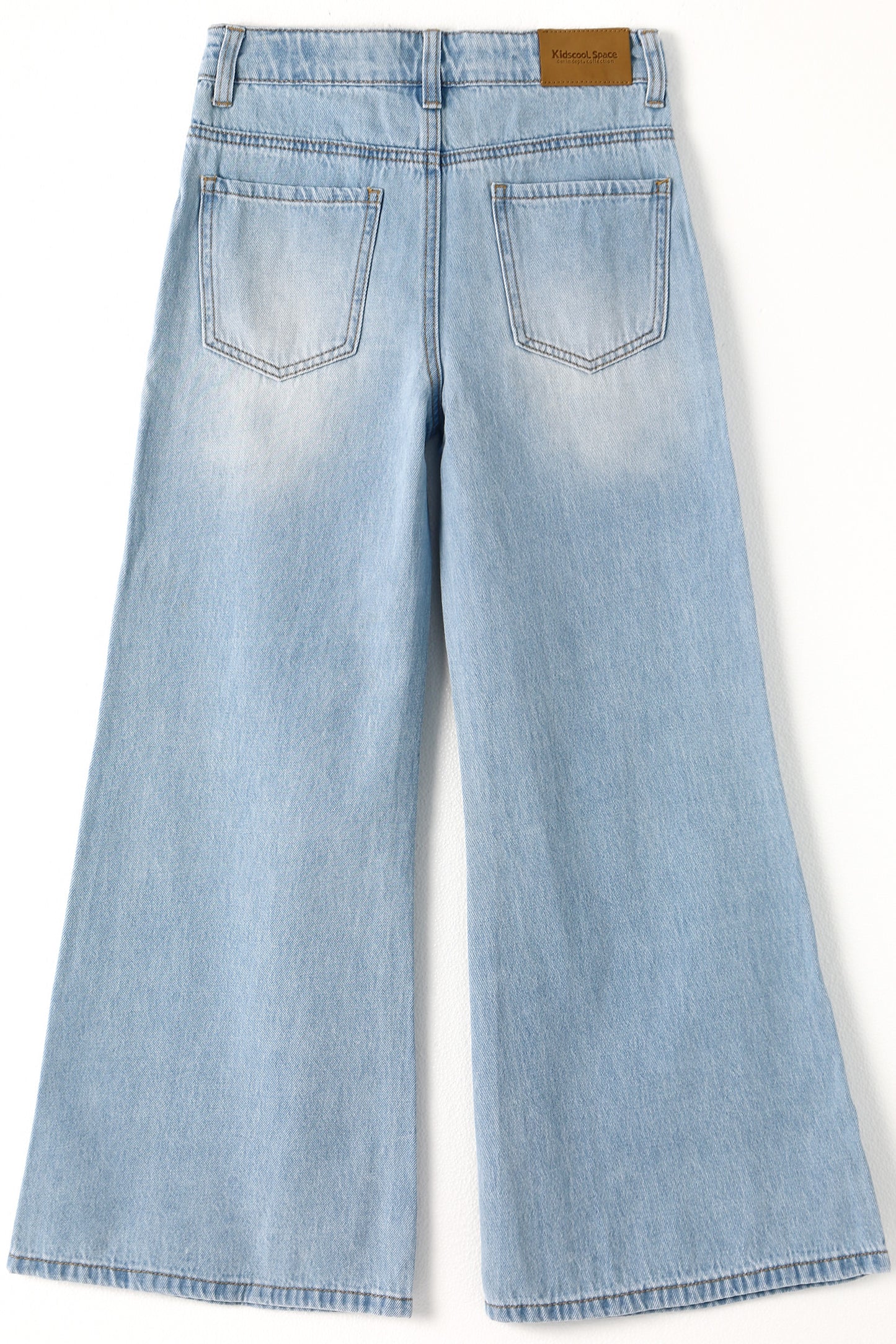 Flare Little Girl Bell Bottom Summer Denim Jeans Pants