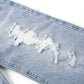 Girls Flare Ripped Wide Leg Soft Jeans