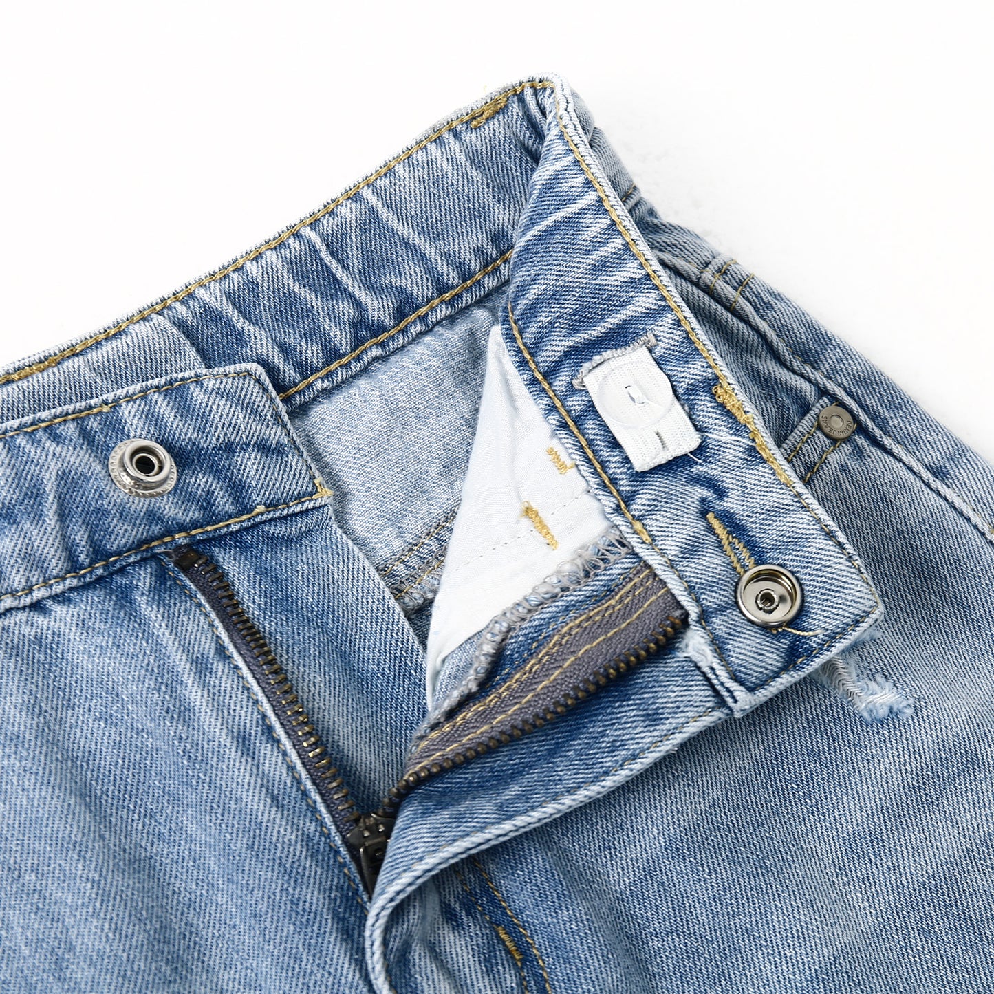 Girls Flare Ripped Wide Leg Soft Jeans