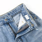 Girls Flare Ripped Wide Leg Soft Jeans