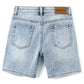 Boys Summer Ripped Soft Elastic Band Half Jean Shorts