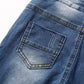 Baby Girls Toddler Boys Adjustable Ripped Fashion Jeans Workwear Overalls