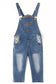 Baby Girls Toddler Boys Adjustable Ripped Fashion Jeans Workwear Overalls