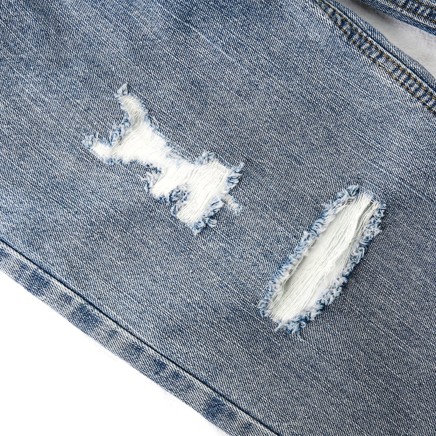 12M-13T Girls Slim Fit Pull On Jeans,Ribbed Waistband Stretch Denim Pants