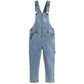 Girls Denim Overalls,Little Big Kids High Stretchy Jean Dungarees Pants
