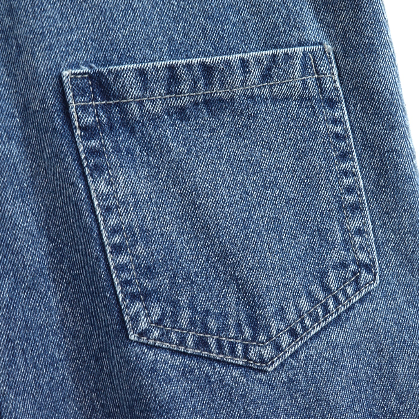 Girls Denim Bib Overalls,Adjustable Straps Fake Slant Side Pockets Jean Dungarees Pants