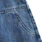 Girls Denim Bib Overalls,Adjustable Straps Fake Slant Side Pockets Jean Dungarees Pants
