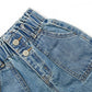 Baby Girls Jeans,Toddler Elastic Waist with D-ring Slant Pockets Wide-leg Denim Pants