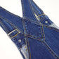 Girls Denim Overalls,Wide Leg Accordion Deep Heel Pockets Cargo Jeans Dungarees