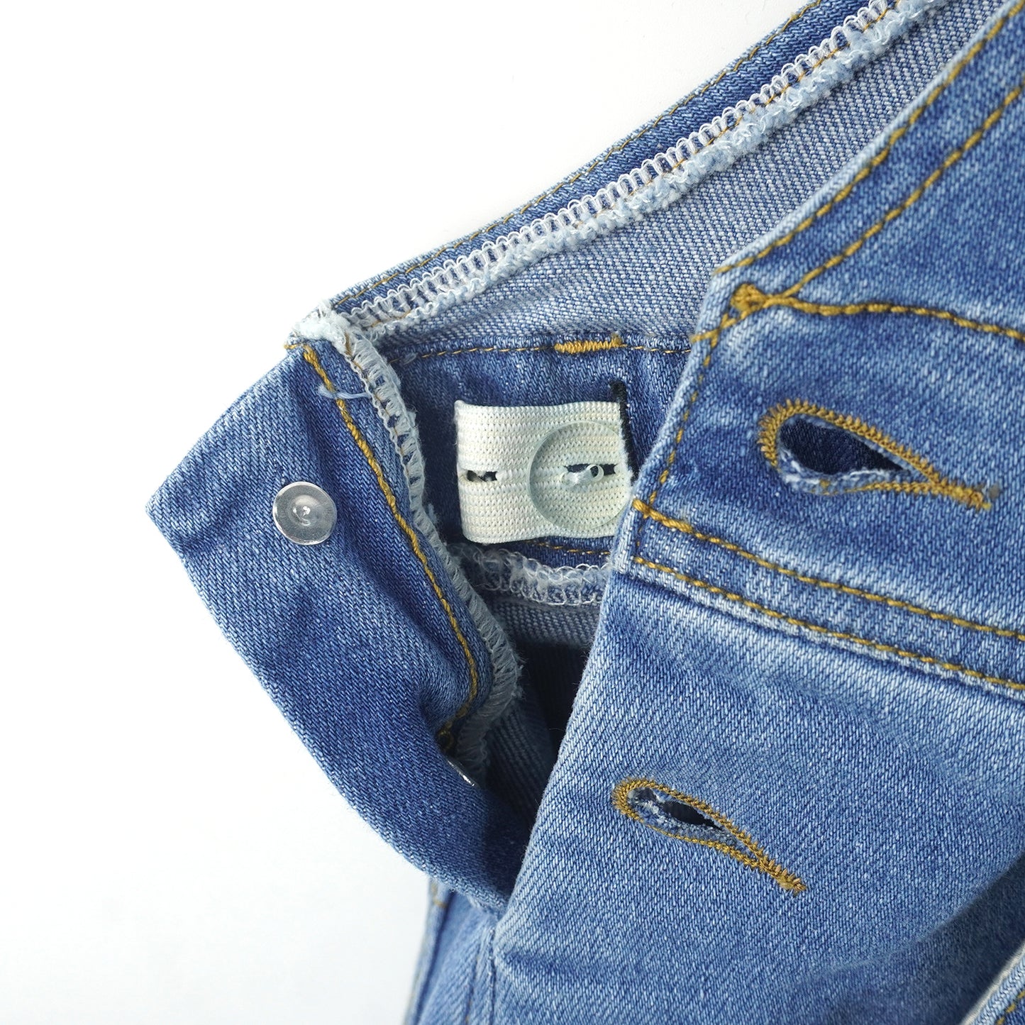 Girls Denim Overalls,Wide Leg Accordion Deep Heel Pockets Cargo Jeans Dungarees