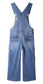 Girls Denim Overalls,Wide Leg Accordion Deep Heel Pockets Cargo Jeans Dungarees