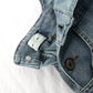 Little Girls Denim Shortalls, Stone Washed Soft Jeans Summer Shortalls