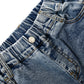 Child Simple Design Denim Pants,12M-14T Wide Age Ranges Ribbed Elastic Waist Jeans